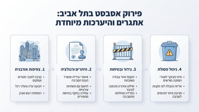 גידור בטיחותי סביב מבנה תל אביבי ישן לקראת עבודות פינוי