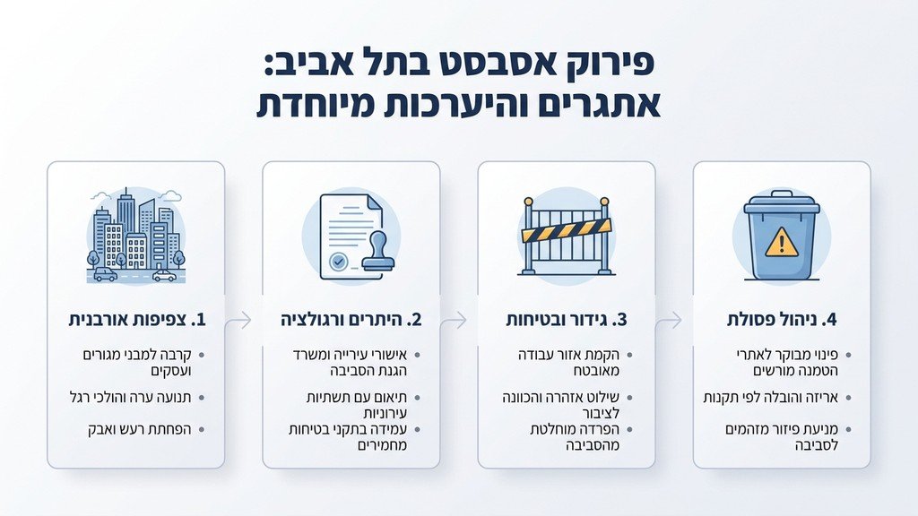 נוצר על ידי מודל בינה מלאכותית Gemini Pro גידור בטיחותי סביב מבנה תל אביבי ישן לקראת עבודות פינוי