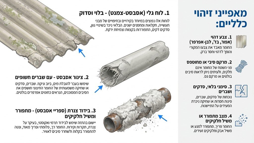 נוצר על ידי מודל בינה מלאכותית Gemini Pro לוחות גליים ישנים על גג מבנה הממחישים כיצד נראה החומר