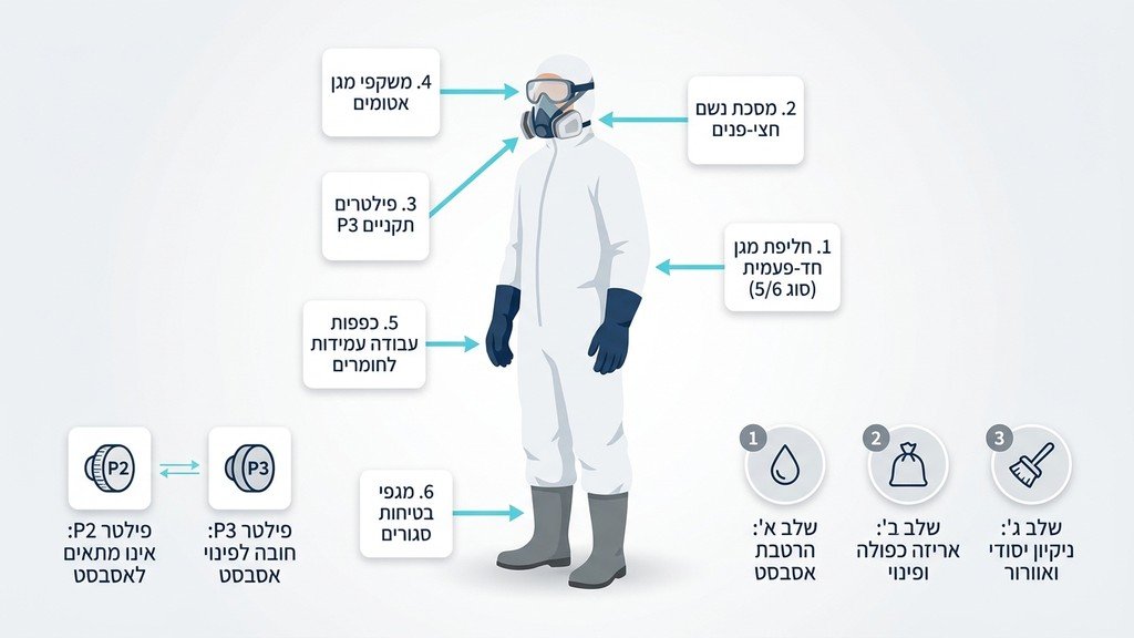 ציוד מגן אישי מלא לעבודה בטוחה