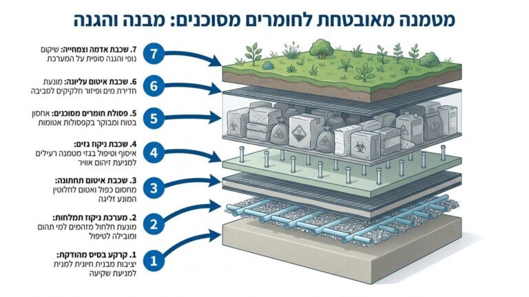 אתר הטמנה ייעודי מוגן ומבוקר