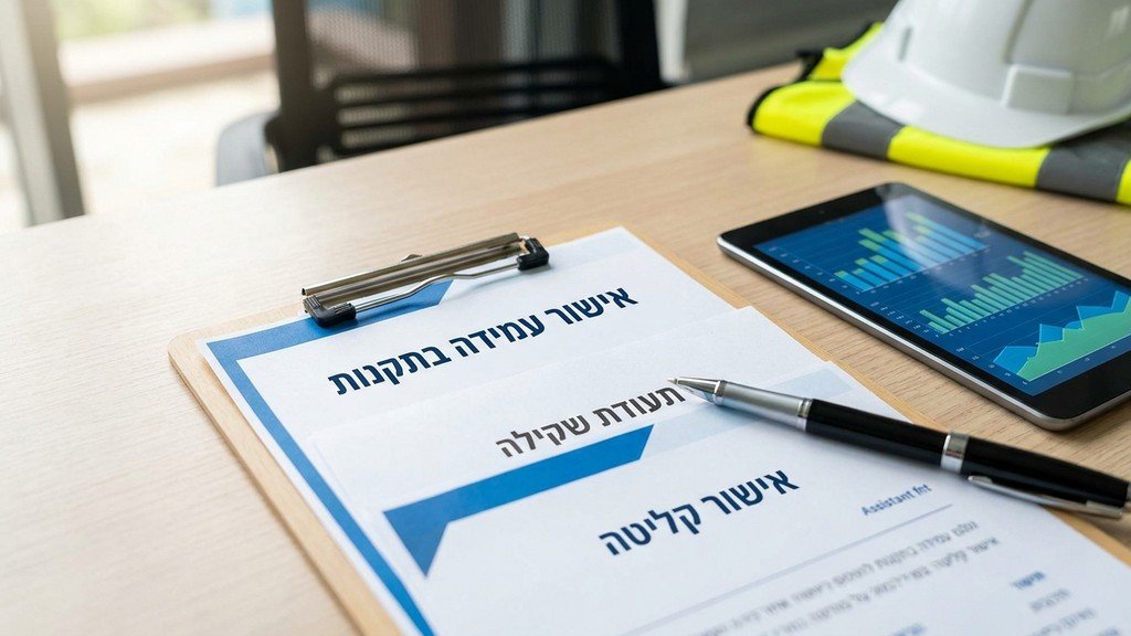 תעודת הטמנה ואישורים רגולטוריים רשמיים