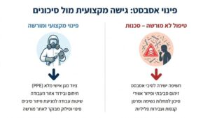 קבלן מבצע עבודות אסבסט מורשות בציוד מגן מלא